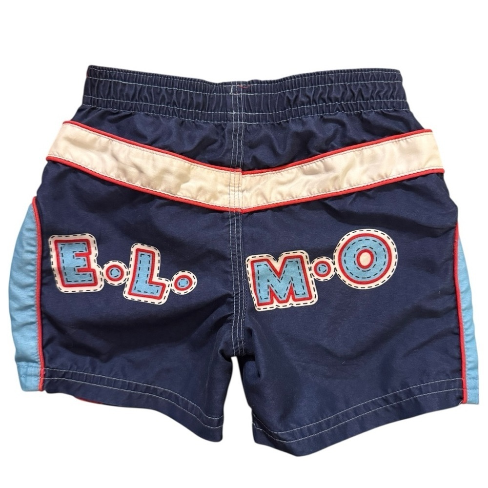 Vintage 2006 Sesame Street Elmo Swim Trunks — Size 12M - Picture 2 of 6